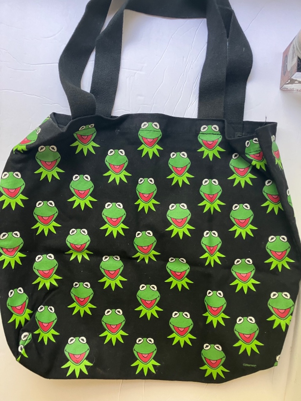 Kermit the Frog Canvas Tote Bag NEW - Picture 2 of 8
